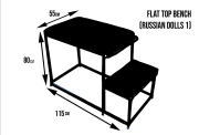Flat-top-bench-Russian-Dolls-1